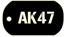 AK47 Dog Tag Tee