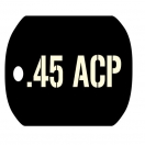 .45 ACP dog tag