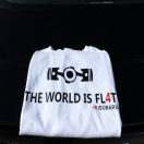 THE WORLD IS FL4T tee