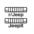 Jeepit reddit XJ grill decal pack