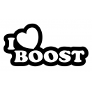I heart Boost decal set of 3